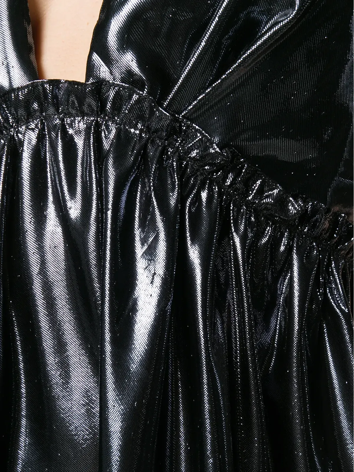 ISABEL MARANT メタリックミニドレス ブルー - 画像5
