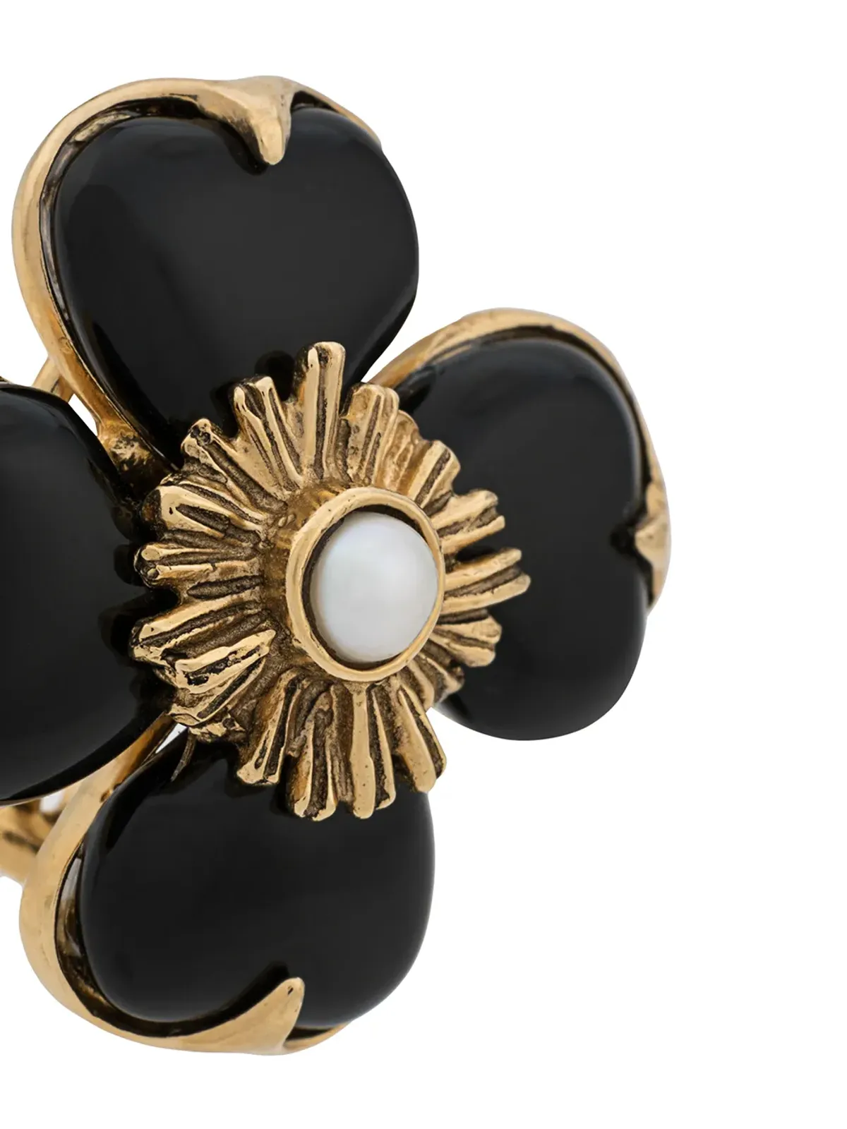 Goossens 花モチーフ クリップオンピアス - 画像3
