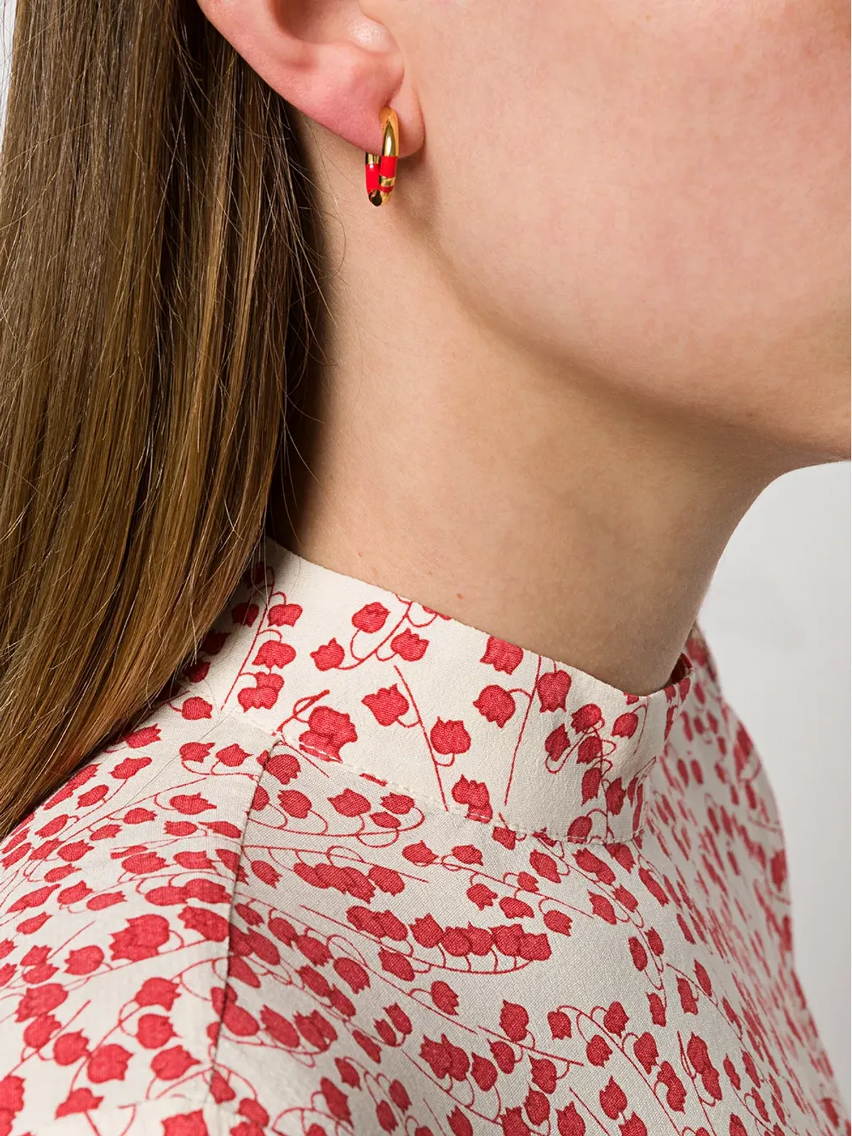 Aurelie Bidermann ポジターノ イヤリング - レッド - 画像2