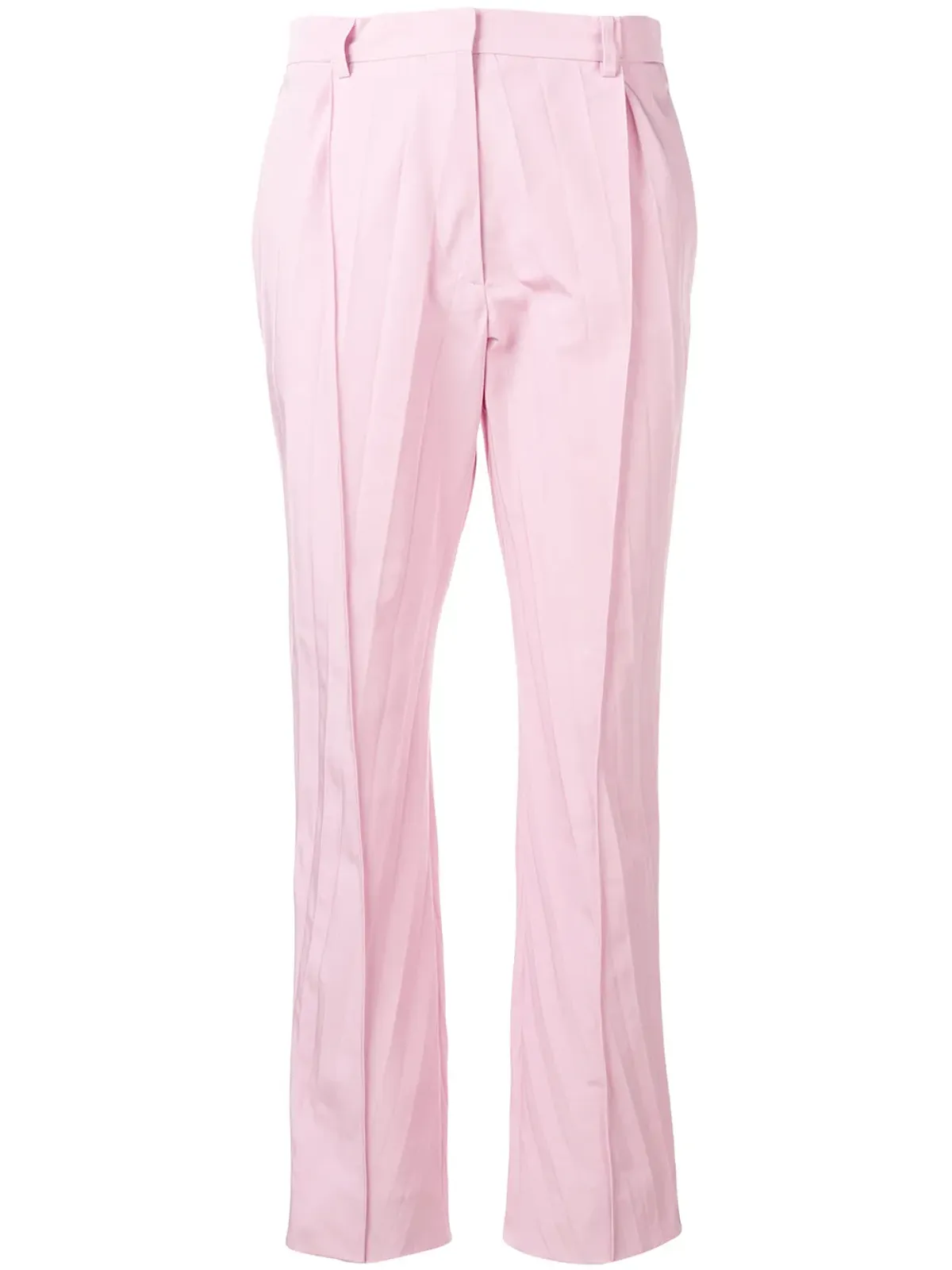 Valentino Garavani プリーツ入りクロップドパンツ - ピンク - 画像1