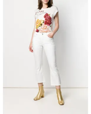 Michael Michael Kors スタッズ付きキックフレアジーンズ - White - サムネイル2