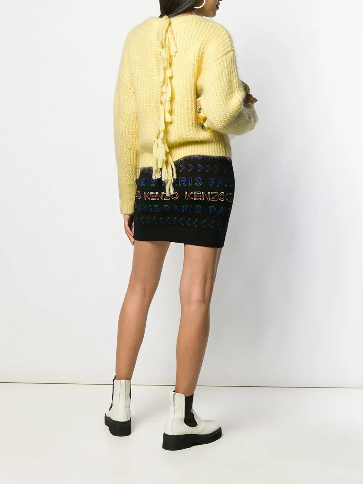 Kenzo スクープネック ニットセーター - 画像2