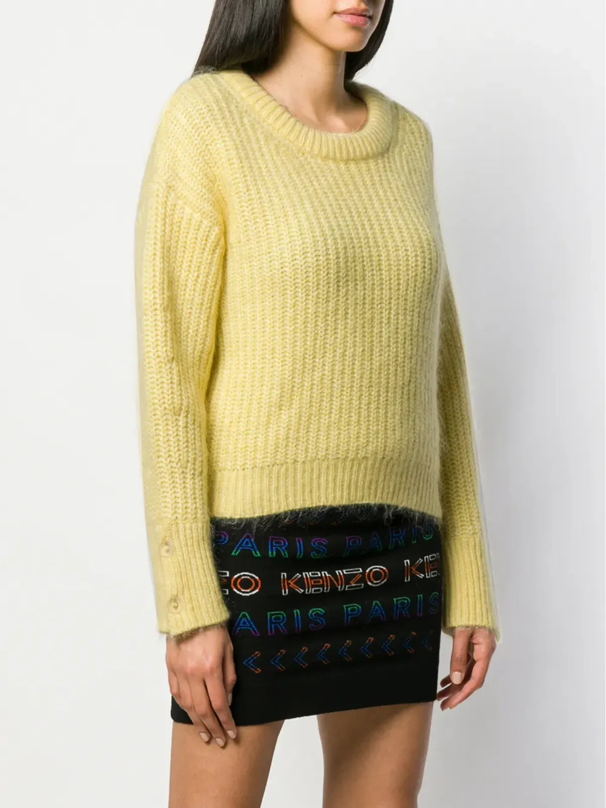 Kenzo スクープネック ニットセーター - 画像4