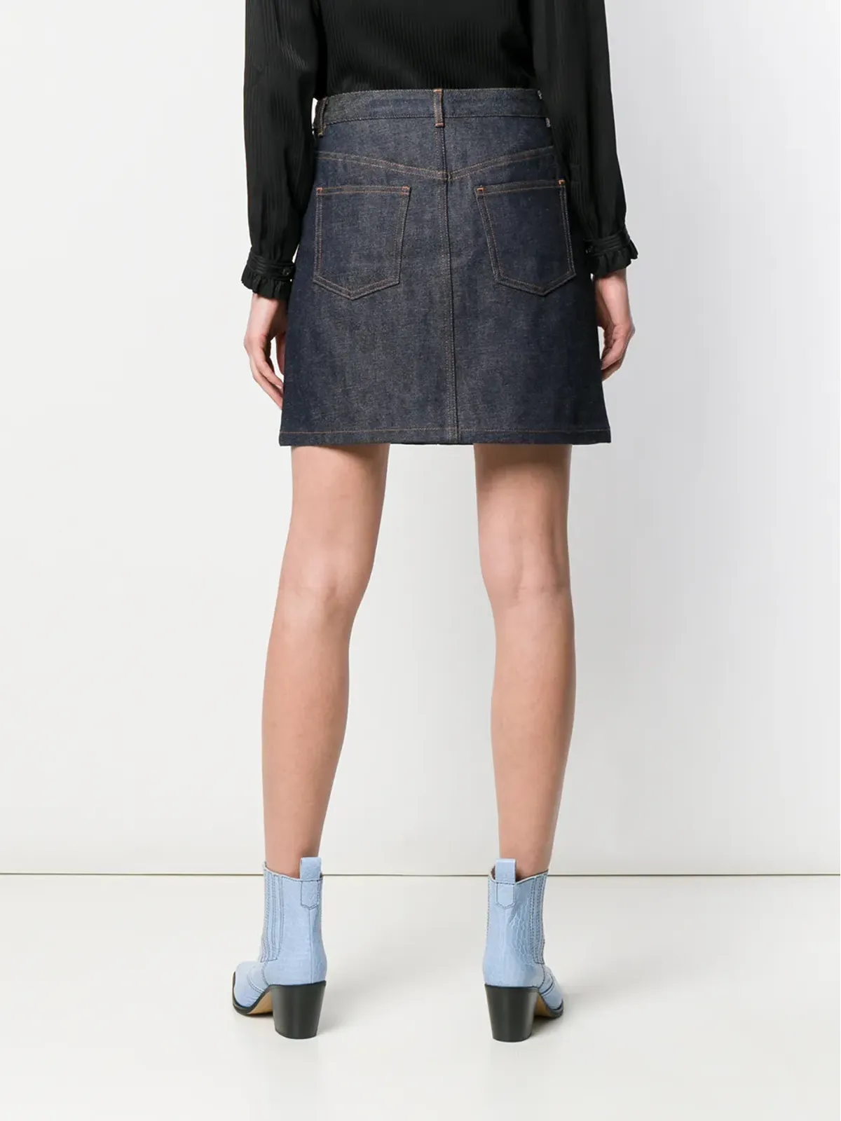 A.P.C. ハイウェストスカート - 画像4