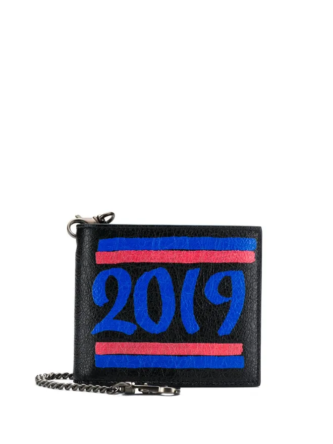 Balenciaga Balenciaga グラフィティプリント『2019』ウォレットの商品画像