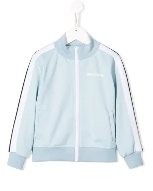 Palm Angels Kids サイドストライプ トラックジャケット - ブルー - サムネイル1