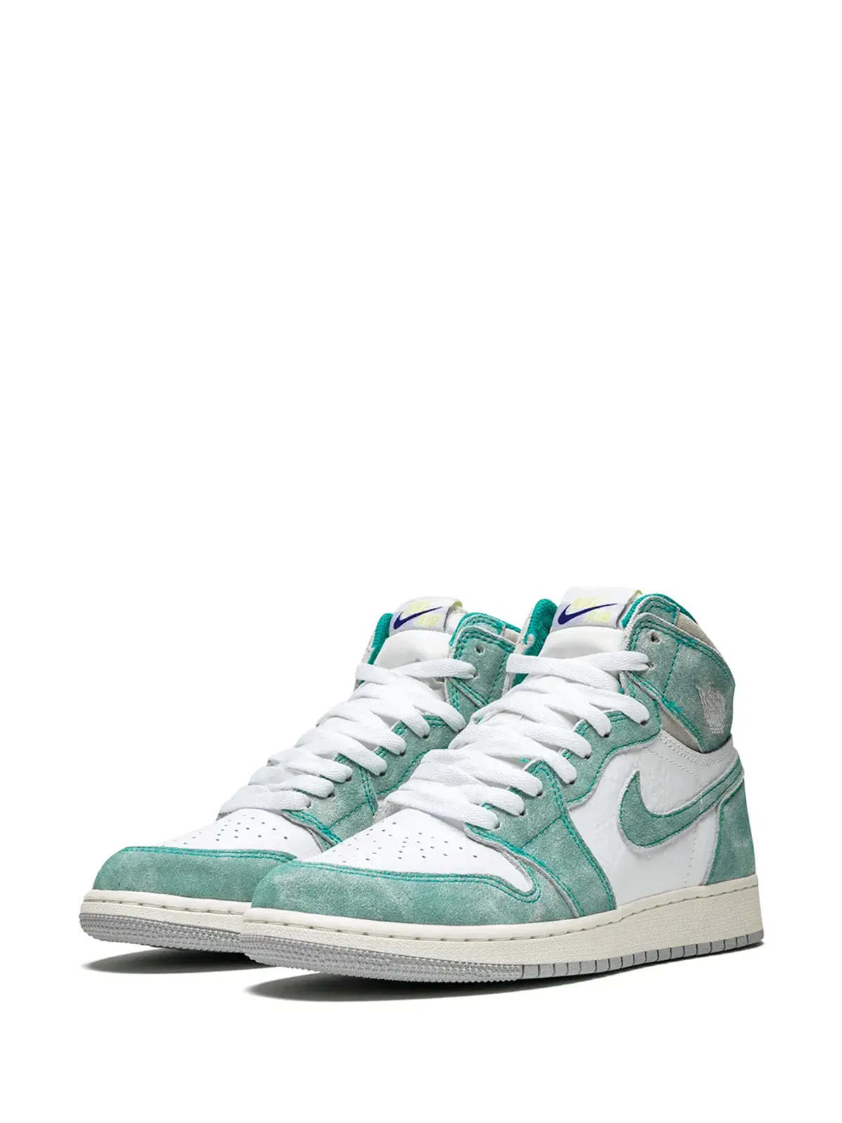 Jordan Kids エア ジョーダン 1 レトロ ハイ OG Turbo Green スニーカー - 画像2