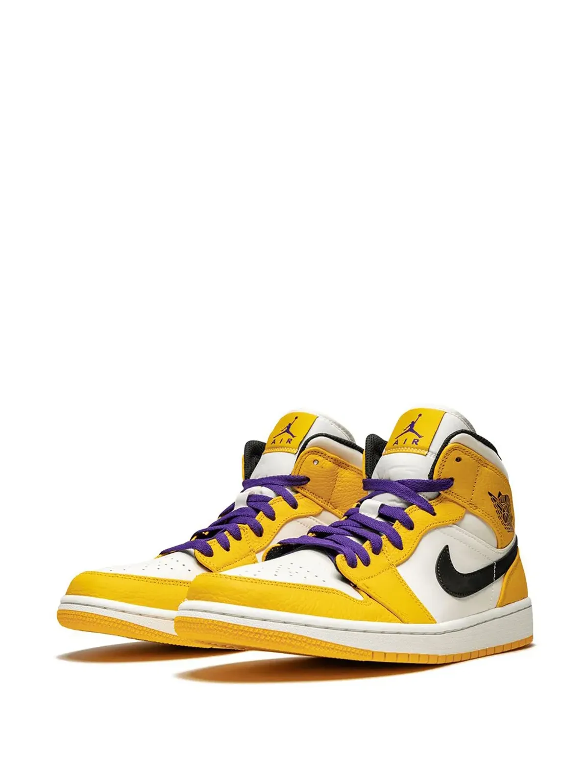 Jordan エアジョーダン 1 ミッド SE Lakers スニーカー - 画像2