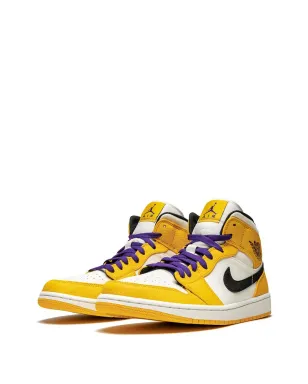 Jordan エアジョーダン 1 ミッド SE Lakers スニーカー - サムネイル2