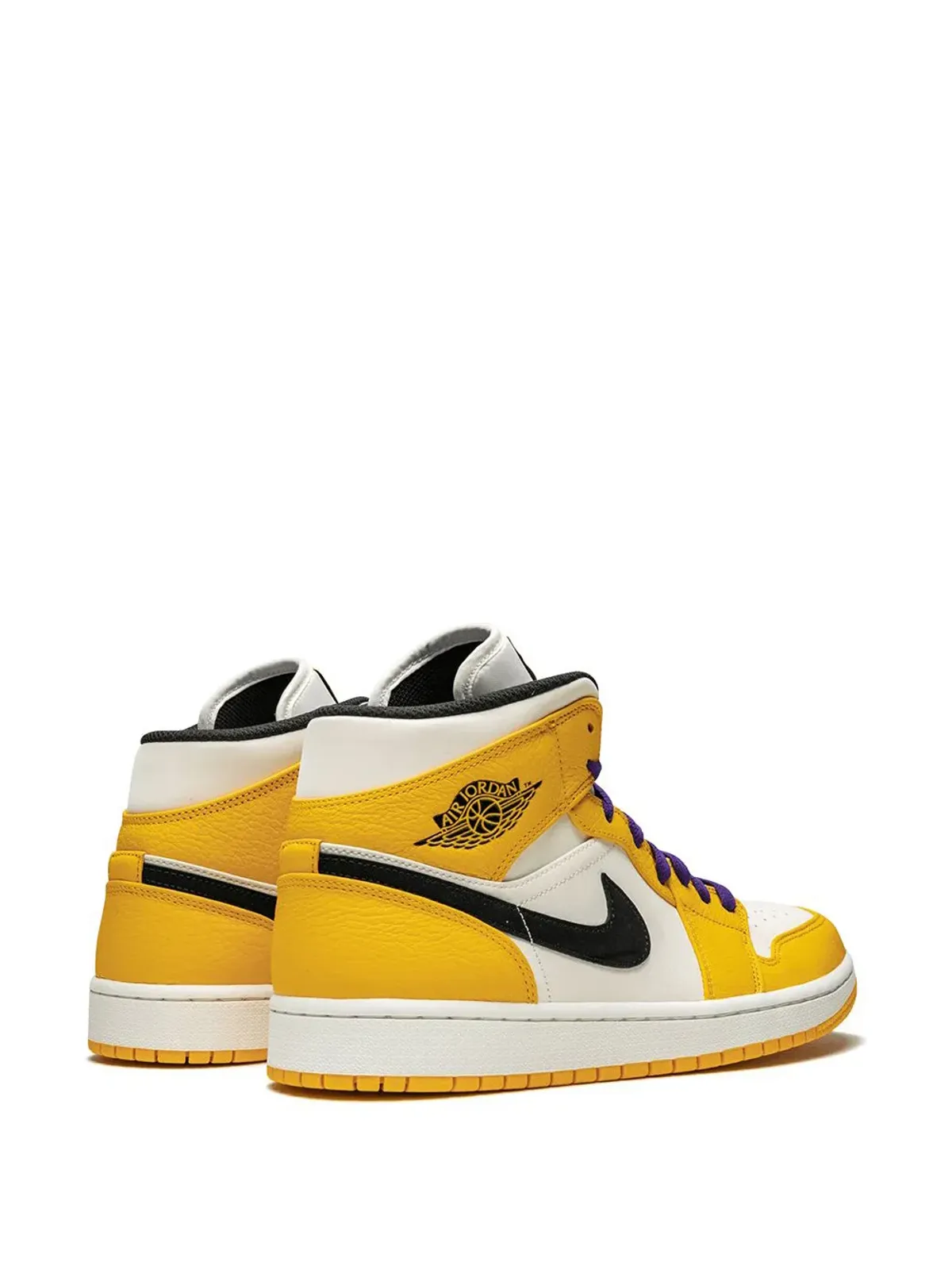 Jordan エアジョーダン 1 ミッド SE Lakers スニーカー - 画像3