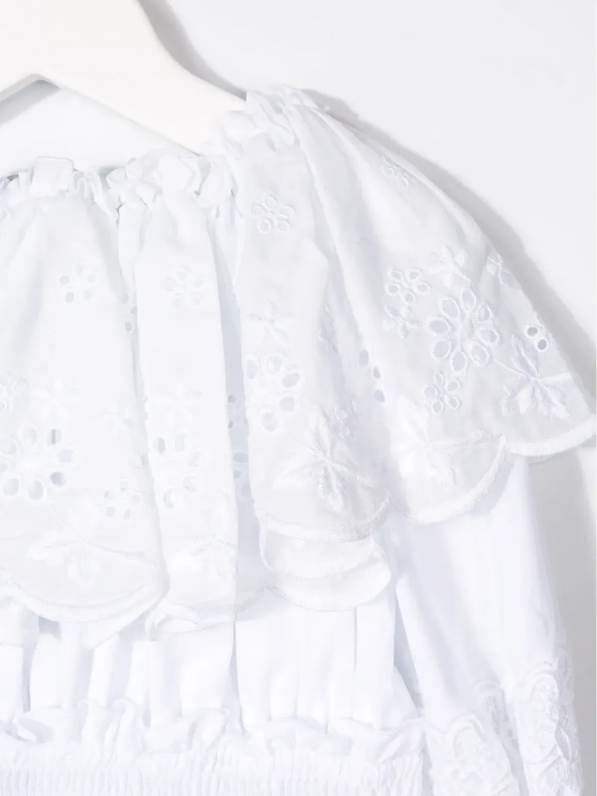 Dolce & Gabbana Kids ブロderie anglaise ブラウス - 画像3
