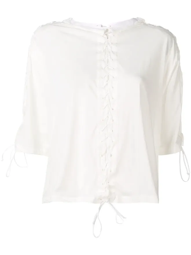 UNRAVEL PROJECT UNRAVEL PROJECT レースアップTシャツの商品画像