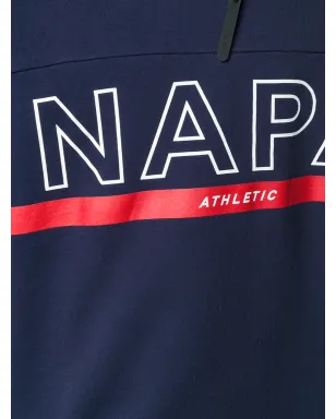 Napapijri ロゴプリント フリース プルオーバー - ブルー - サムネイル5