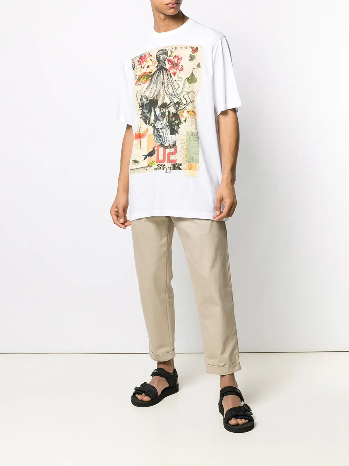 DSQUARED2 DSQ2プリントTシャツ - ホワイト - 画像2