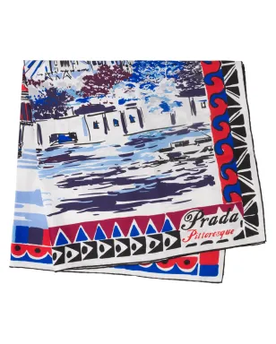 Prada Pittoresque Paris プリントスカーフ - サムネイル1