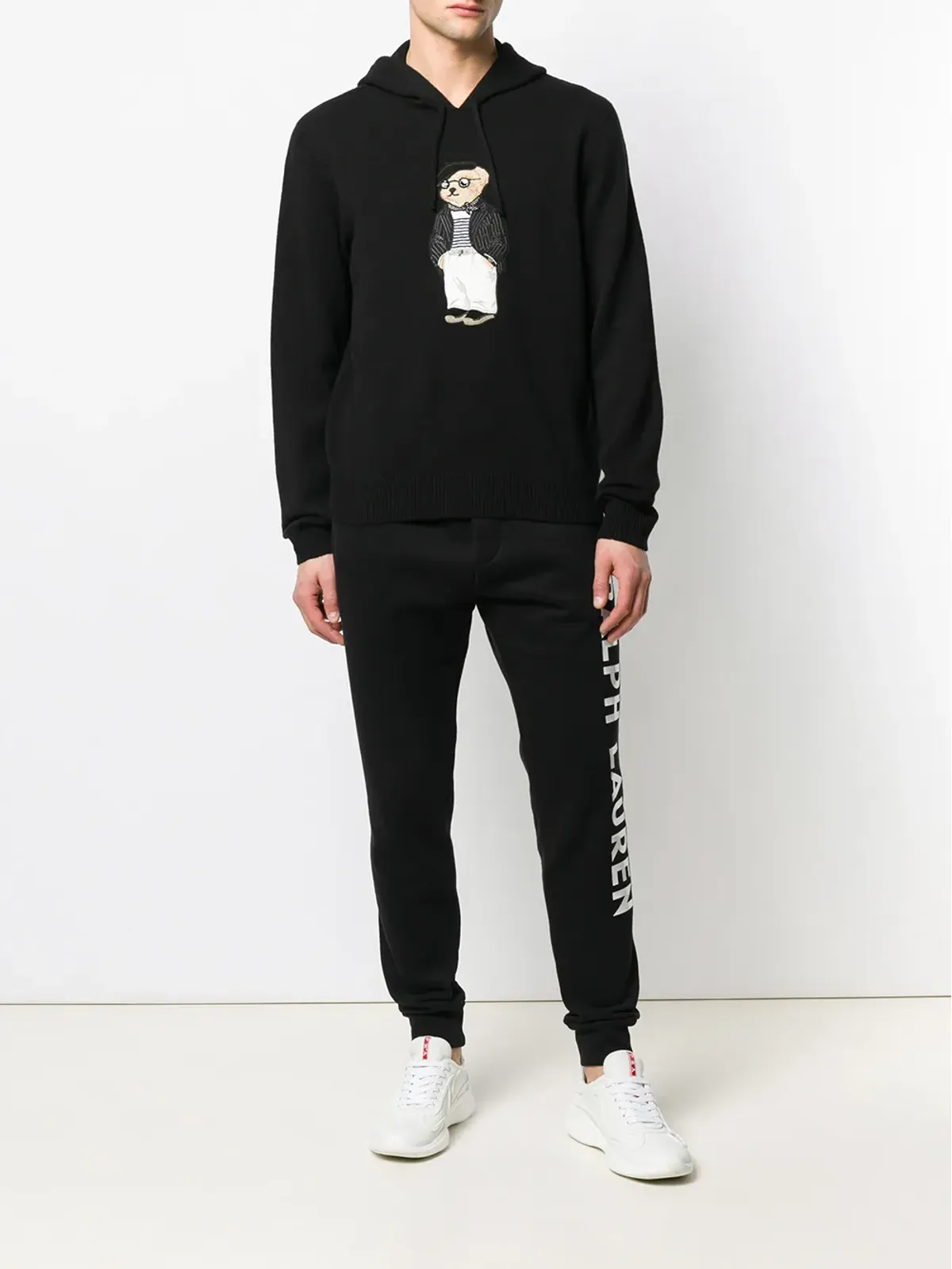Ralph Lauren Purple Label コントラストロゴ トラックパンツ - 画像2