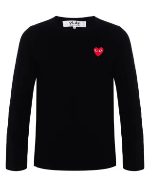 Comme Des Garçons Play 刺繍ロゴジャンパー - サムネイル1