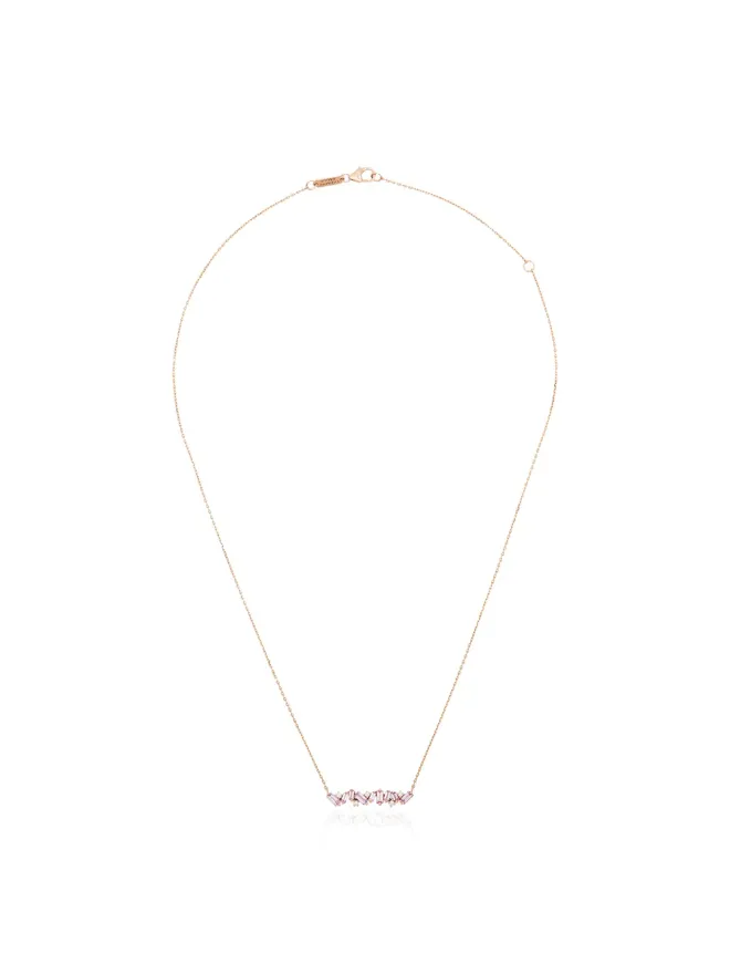 Suzanne Kalan Suzanne Kalan 18K ローズゴールド サファイア バーネックレスの商品画像