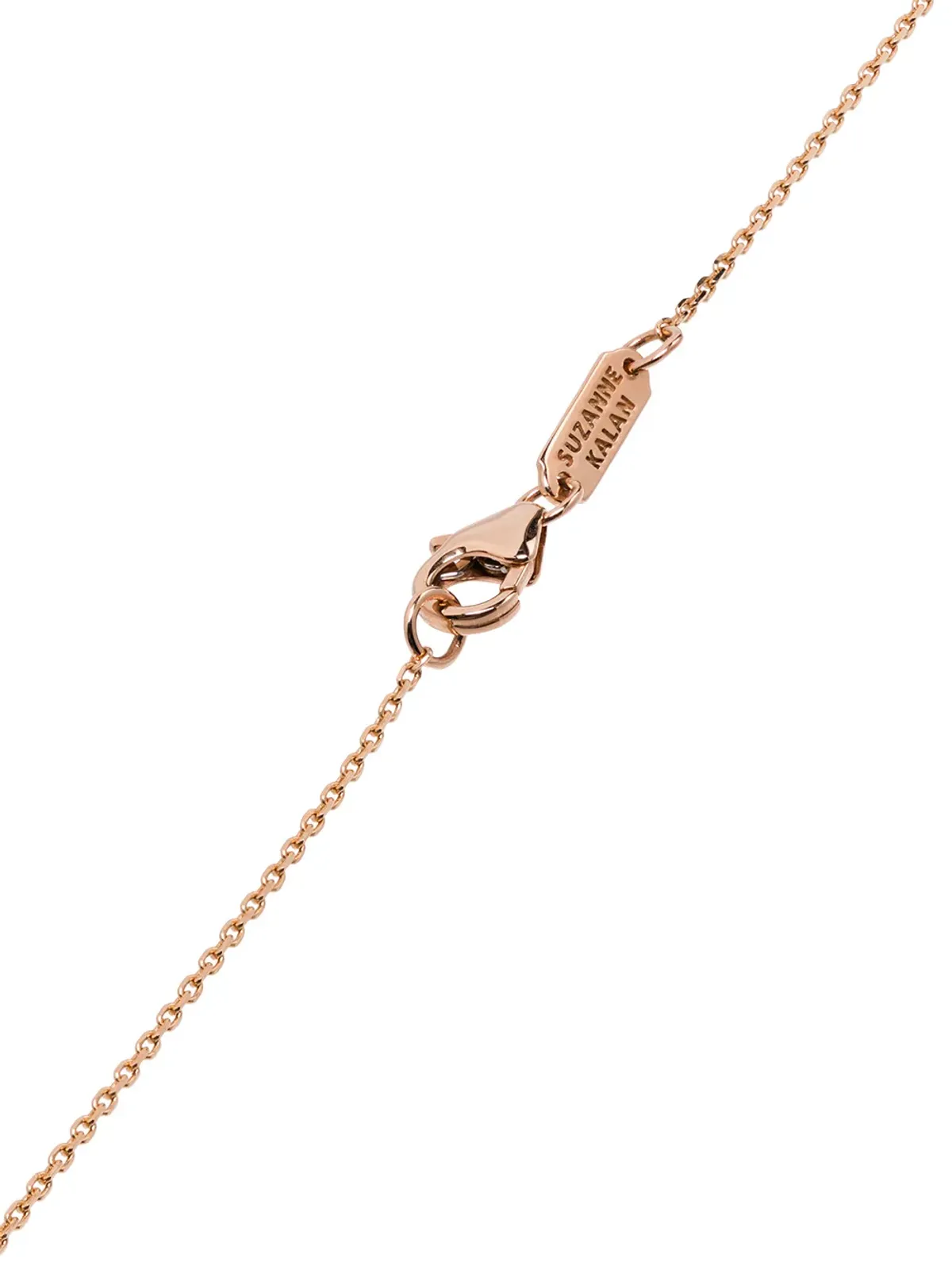 Suzanne Kalan 18K ローズゴールド サファイア バーネックレス - 画像4