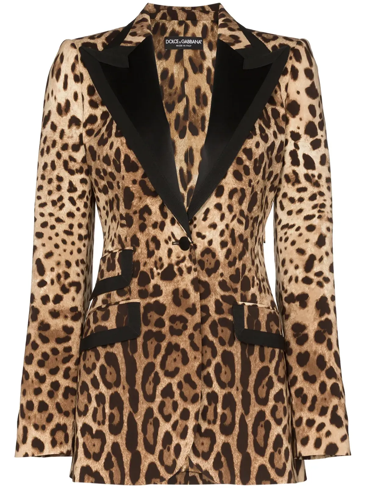 Dolce & Gabbana レオパードプリント ブレザー - 画像1