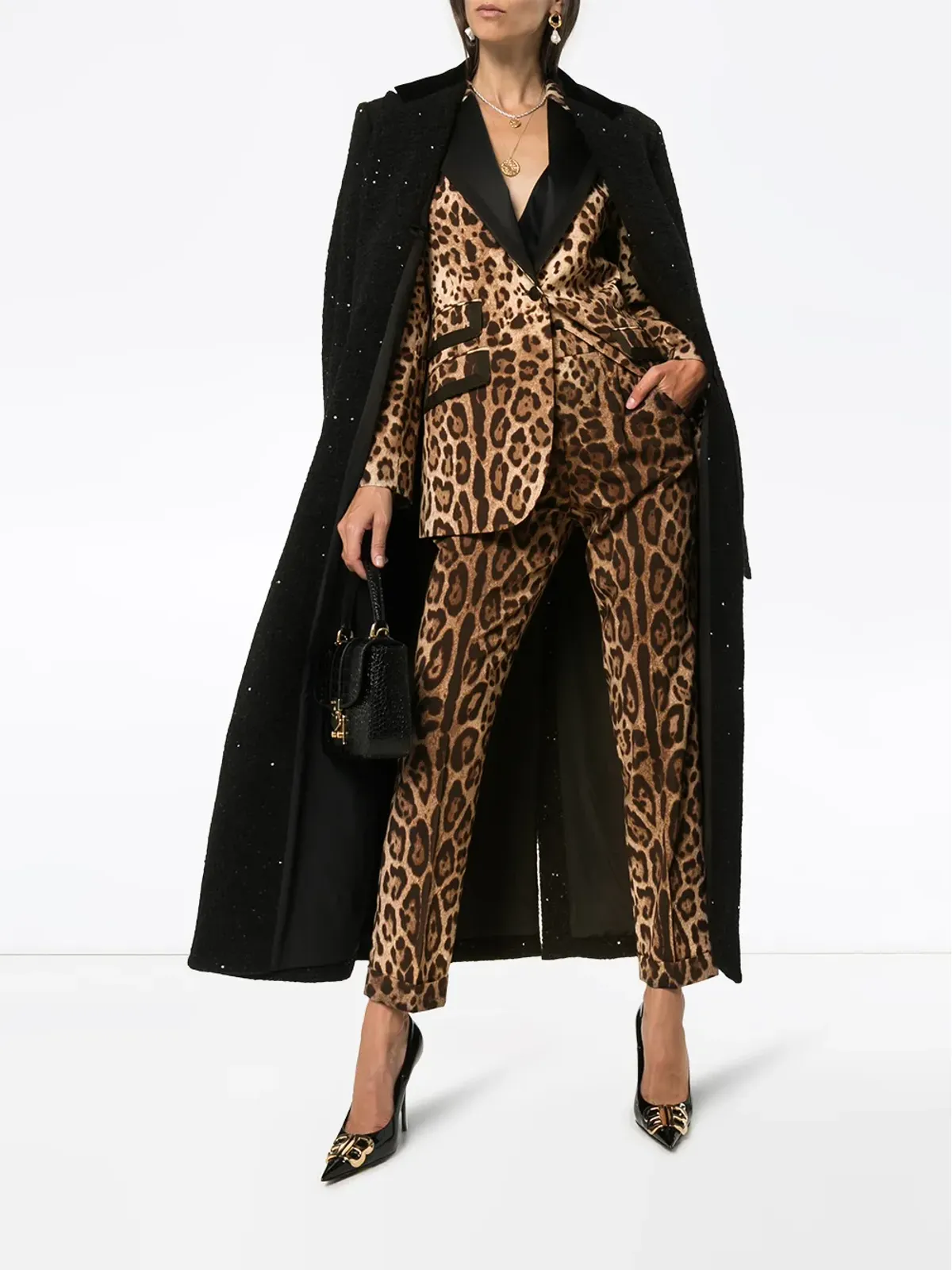 Dolce & Gabbana レオパードプリント ブレザー - 画像2
