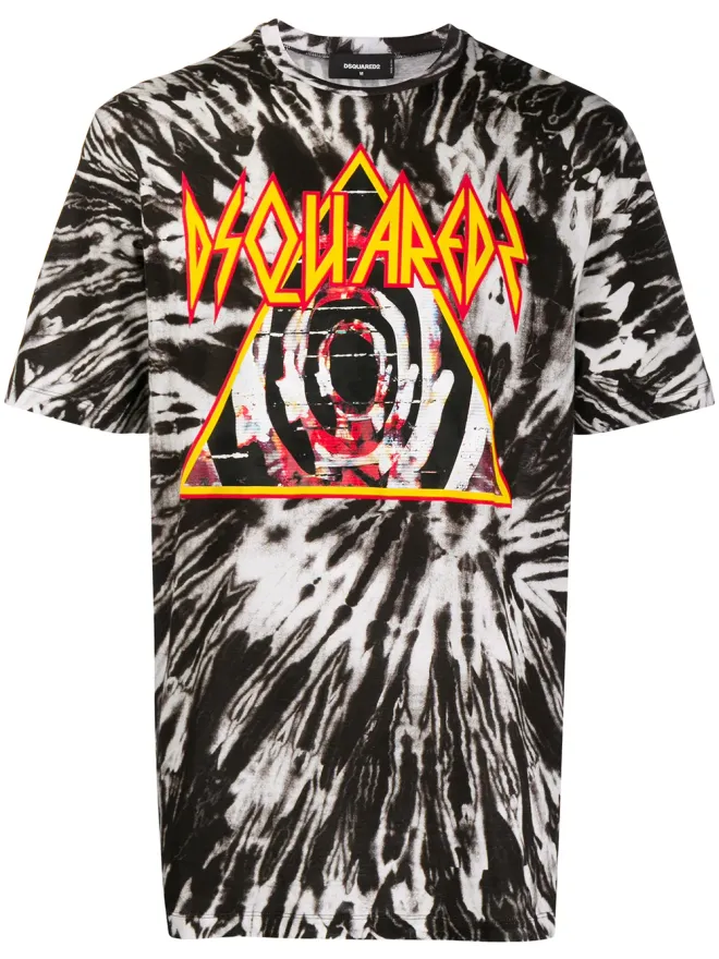 Dsquared2 DSQUARED2 タイダイプリントTシャツ ブラウンの商品画像