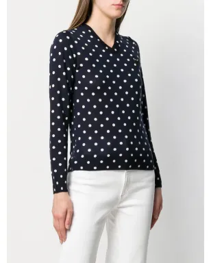 Comme Des Garçons Play ポルカドット ニットセーター - サムネイル3