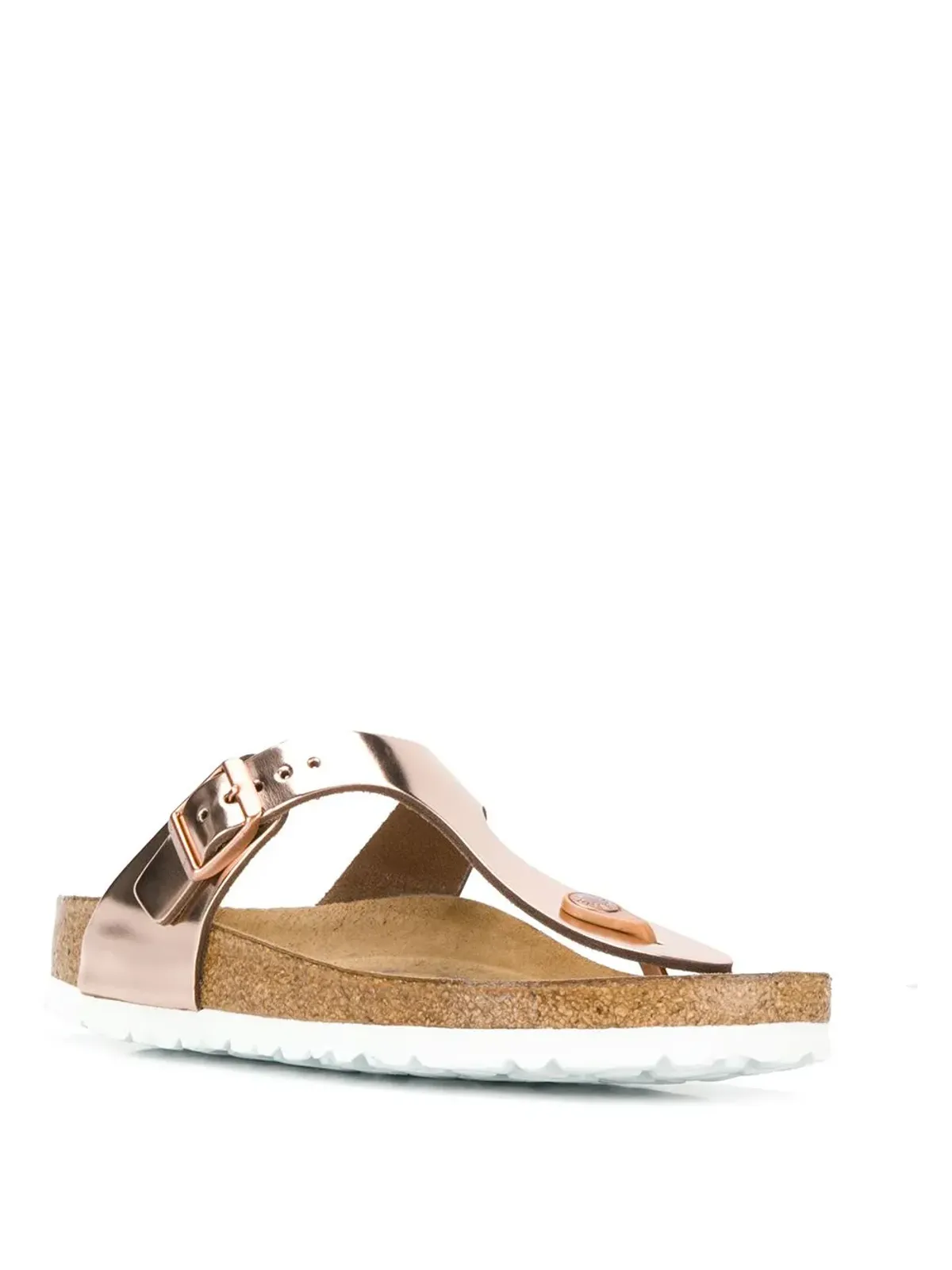 Birkenstock メタリック トングストラップサンダル - ピンク - 画像2