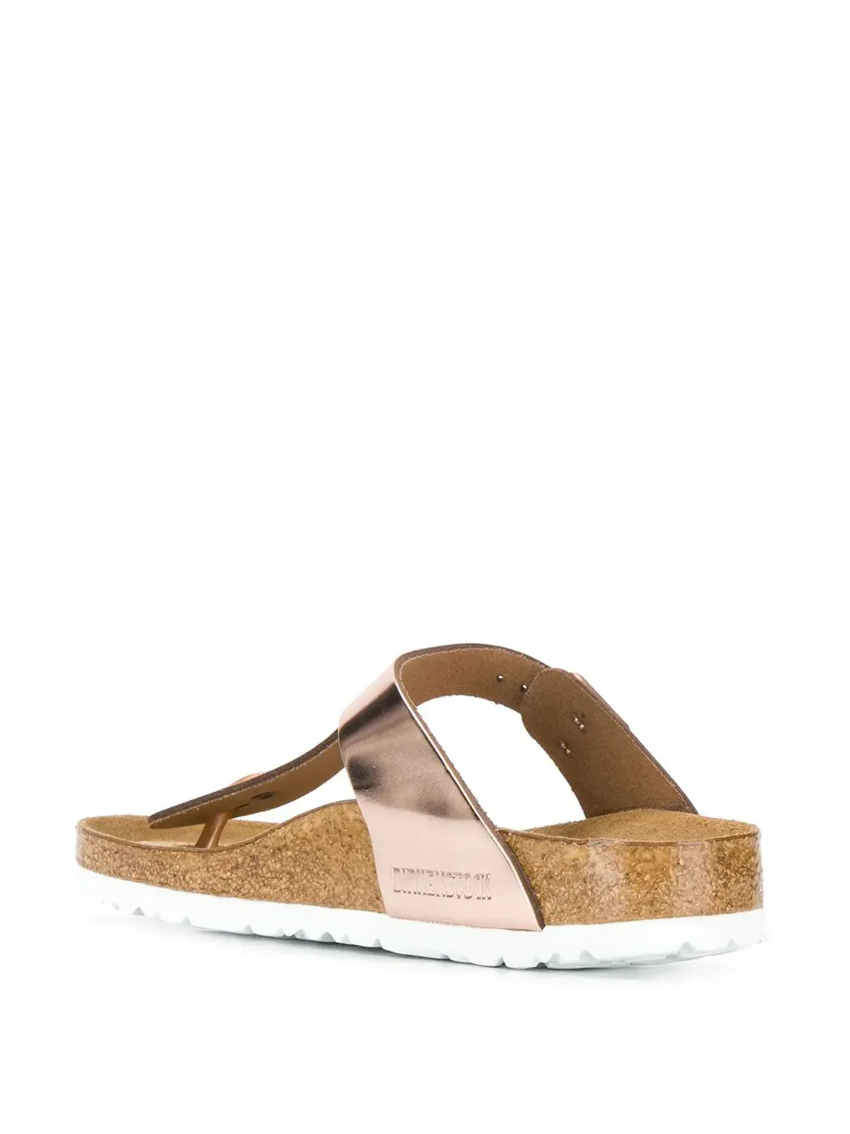 Birkenstock メタリック トングストラップサンダル - ピンク - 画像3