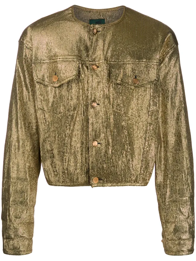 Jean Paul Gaultier Pre-Owned Jean Paul Gaultier Pre-Owned メタリックジャケットの商品画像