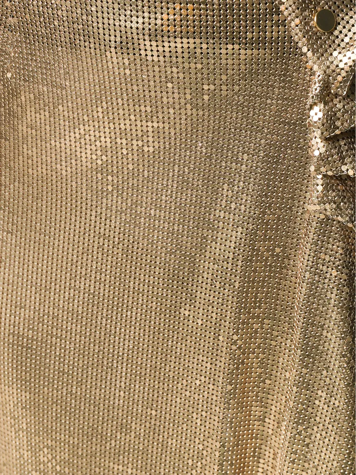 Rabanne メタリックギャザー入りスカート - 画像5