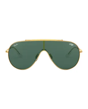 Ray-Ban アビエータースタイルサングラス - ゴールド - サムネイル1