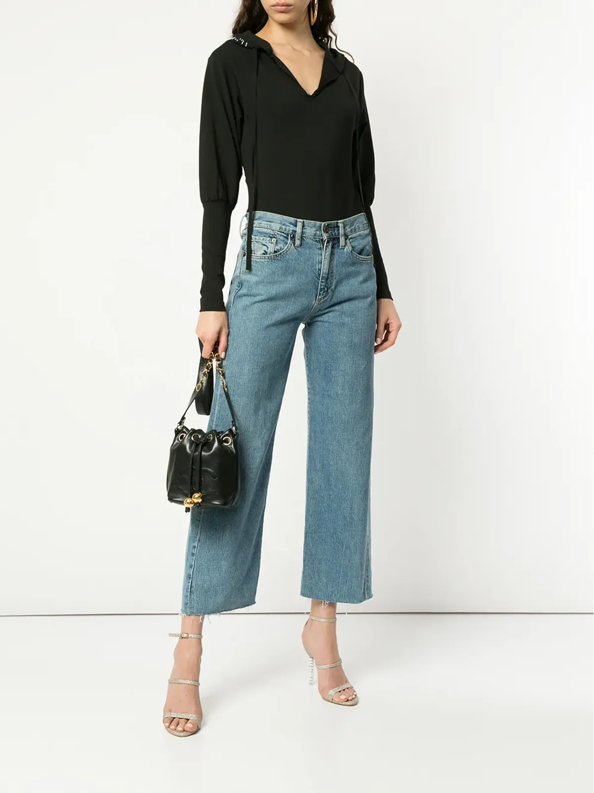 CHANEL Pre-Owned ドローストリングチェーン ミニショルダーバッグ - 画像2