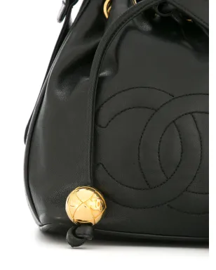 CHANEL Pre-Owned ドローストリングチェーン ミニショルダーバッグ - サムネイル4