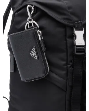 Prada レザー ポーチ型キーチェーンウォレット - サムネイル3