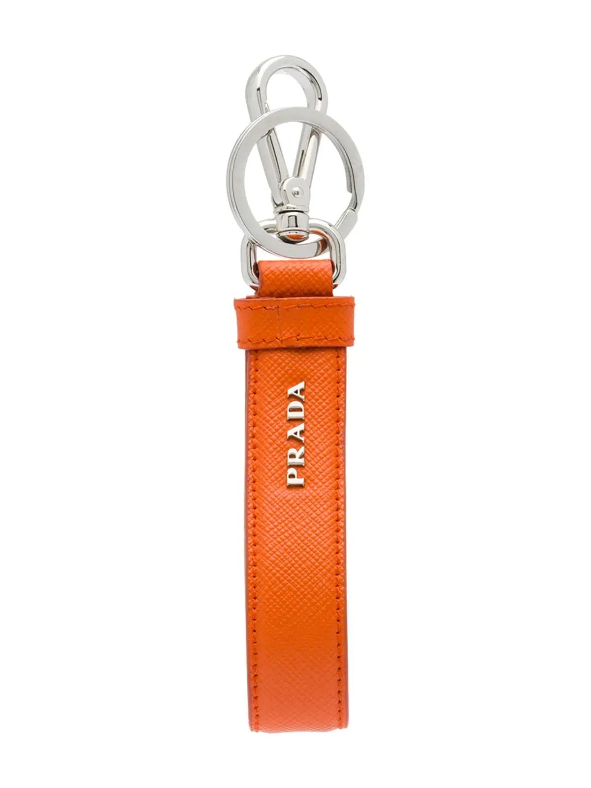Prada サフィアーノレザー キーチェーン - 画像1
