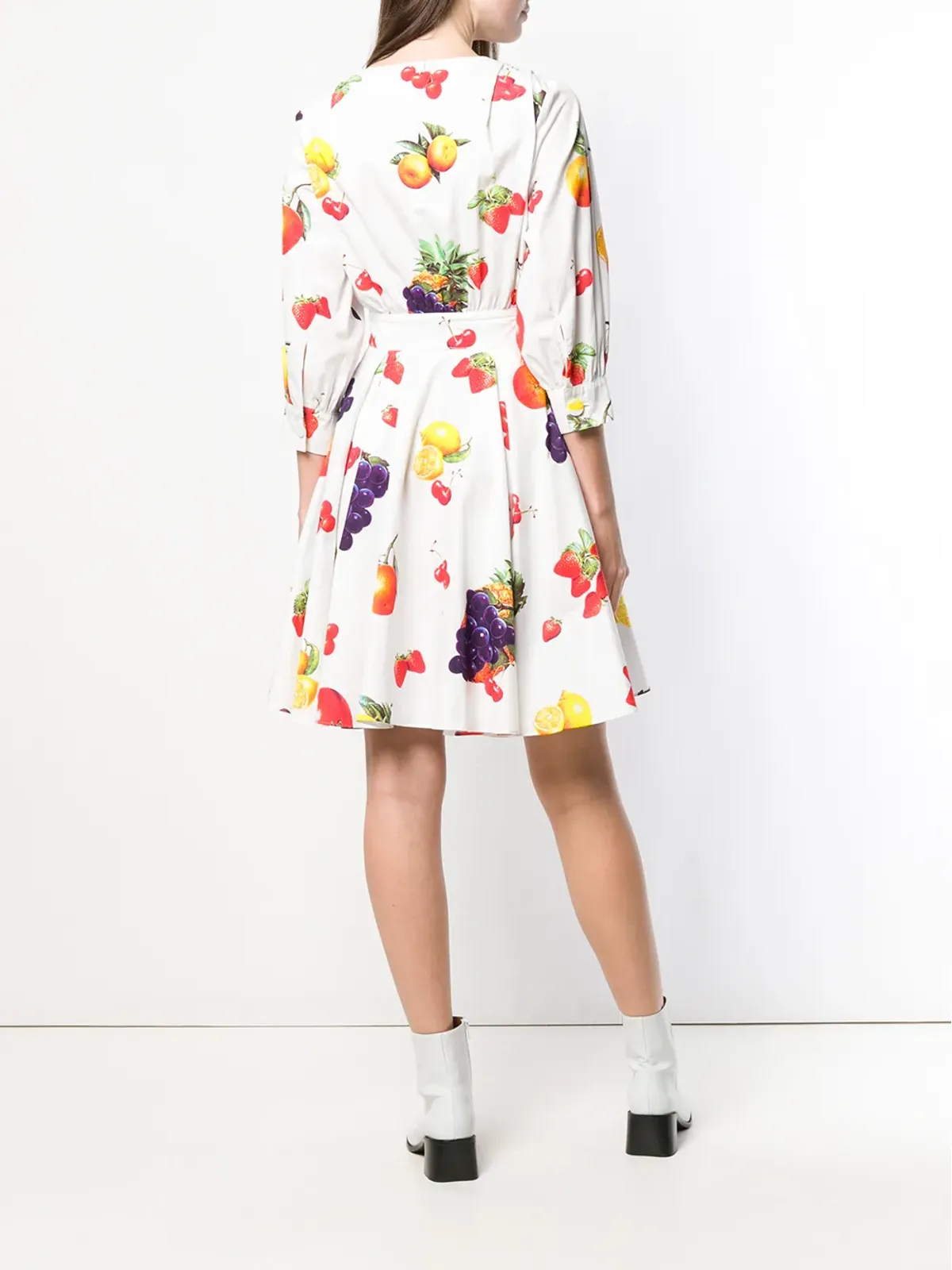 MSGM フルーツプリントドレス - 画像4