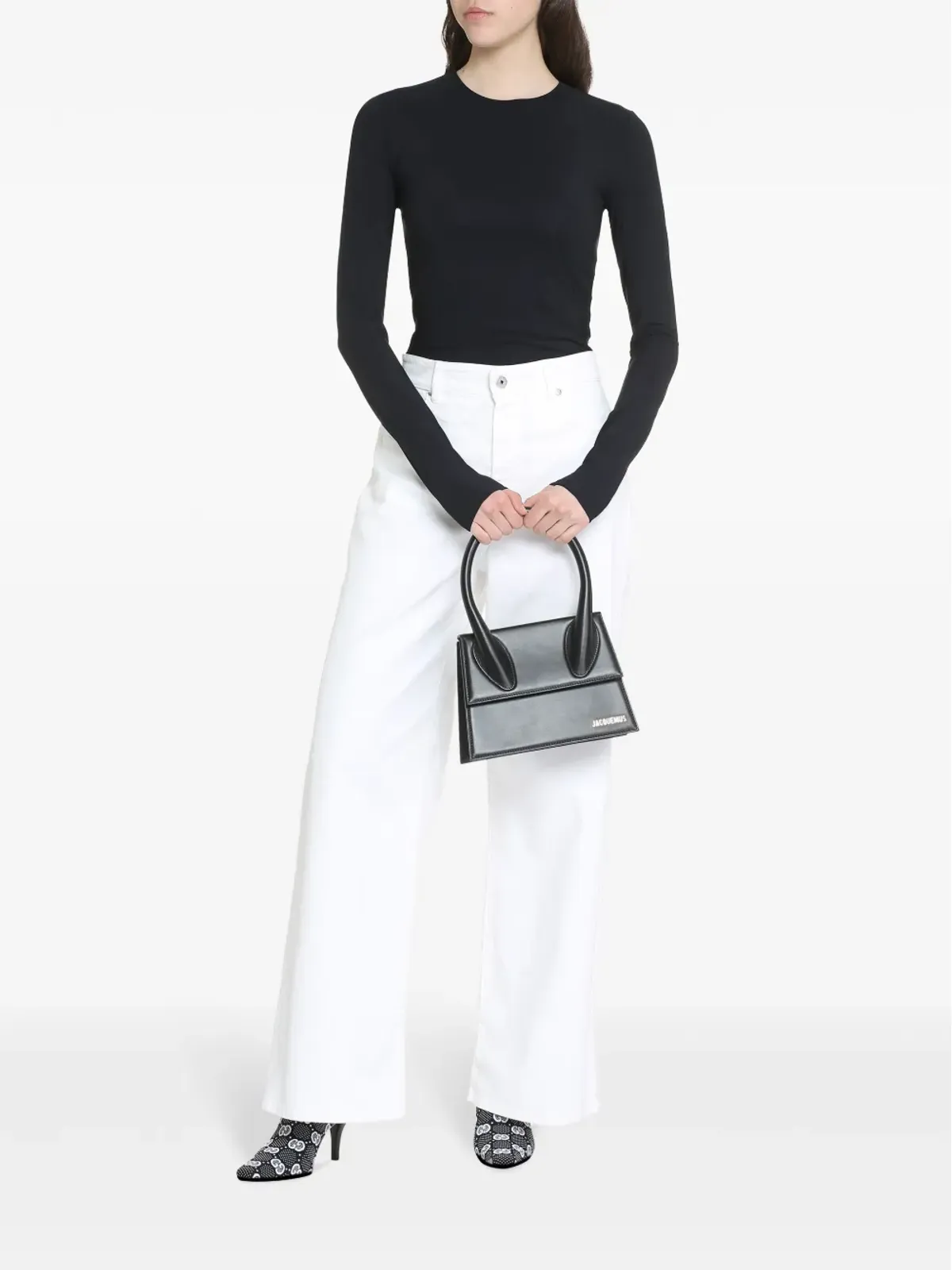 Maison Margiela 丸首ボディスーツ - ブラック - 画像3