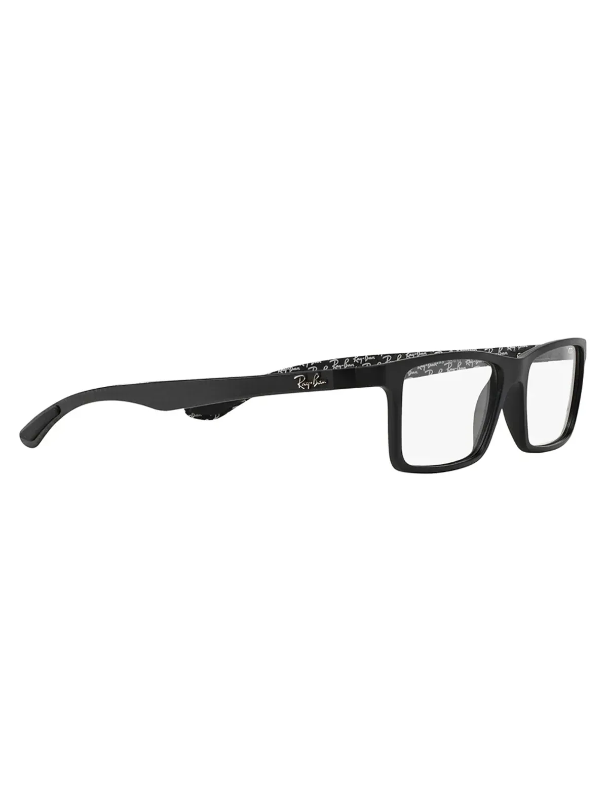 Ray-Ban 長方形フレーム眼鏡 ブラック - 画像2