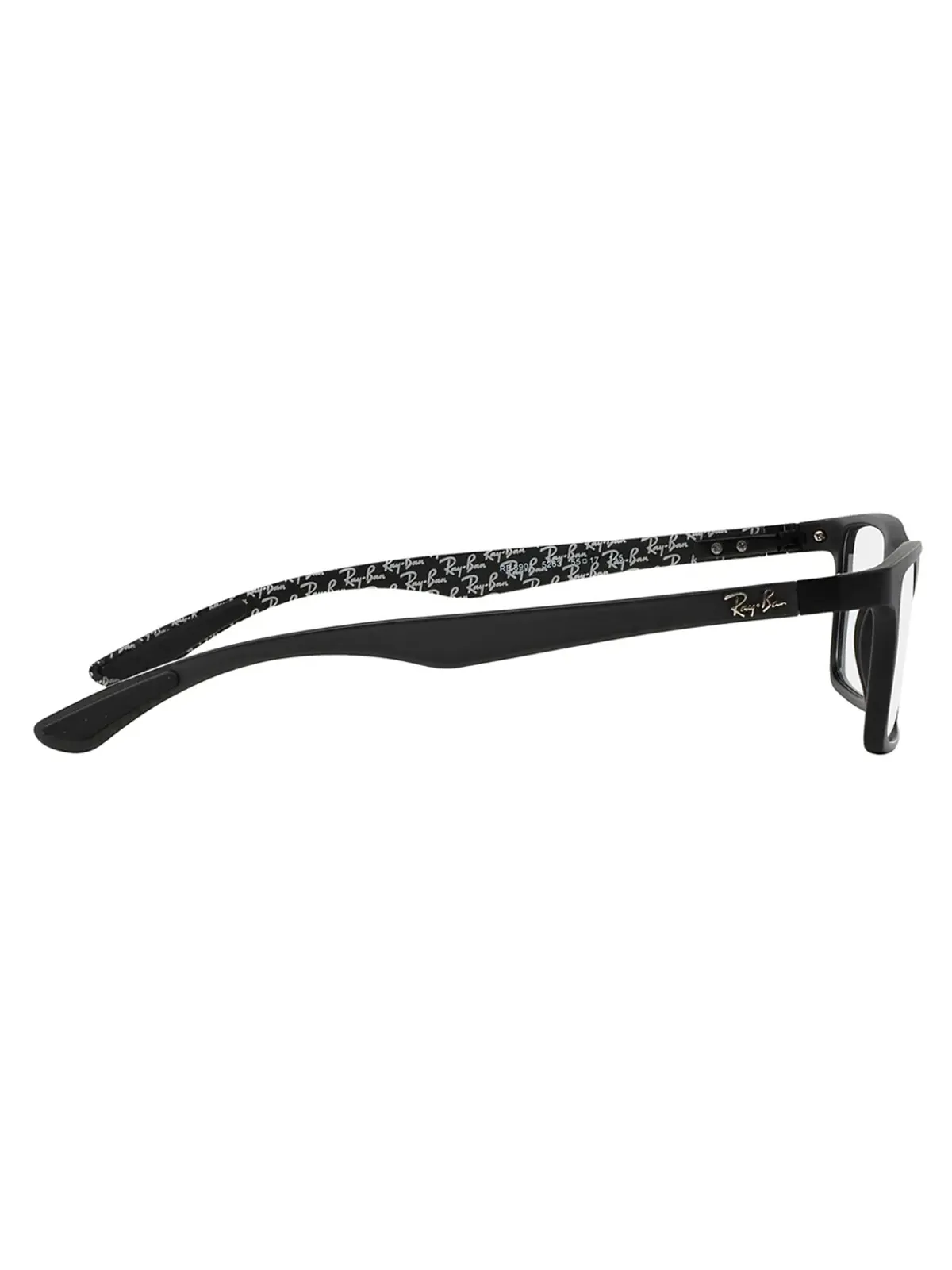 Ray-Ban 長方形フレーム眼鏡 ブラック - 画像3