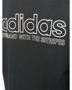 adidas ストライプディテール トラックジャケット ブラック - サムネイル5
