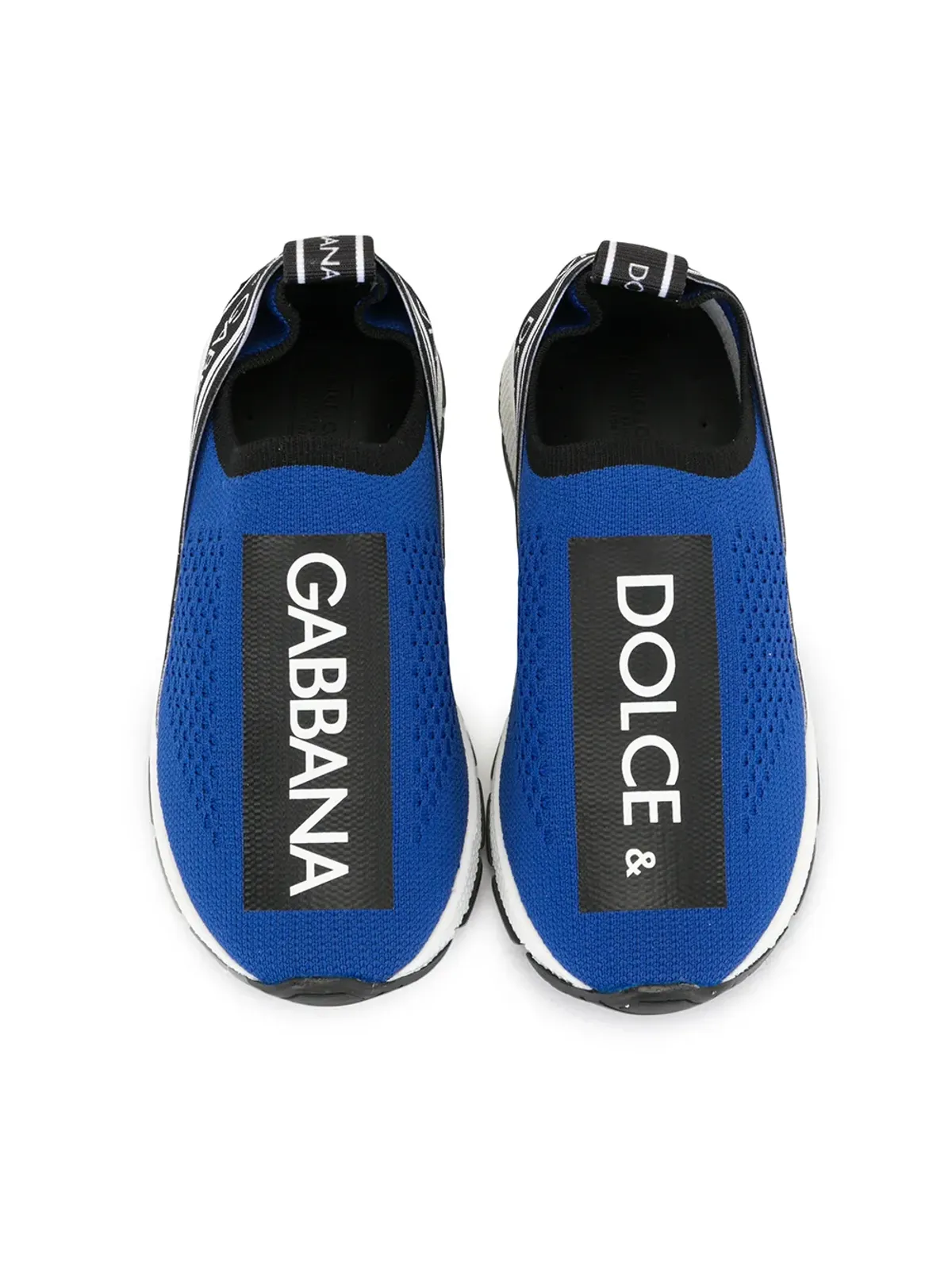 Dolce & Gabbana Kids ソレンツォ ロゴテープ スリップオンスニーカー - 画像3