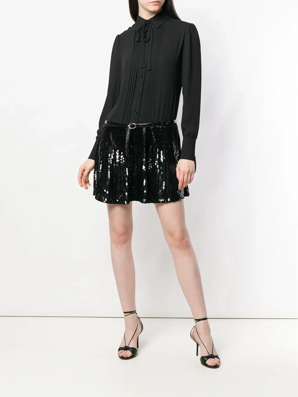 Elisabetta Franchi スパンコール付きシャツドレス - ブラック - 画像2