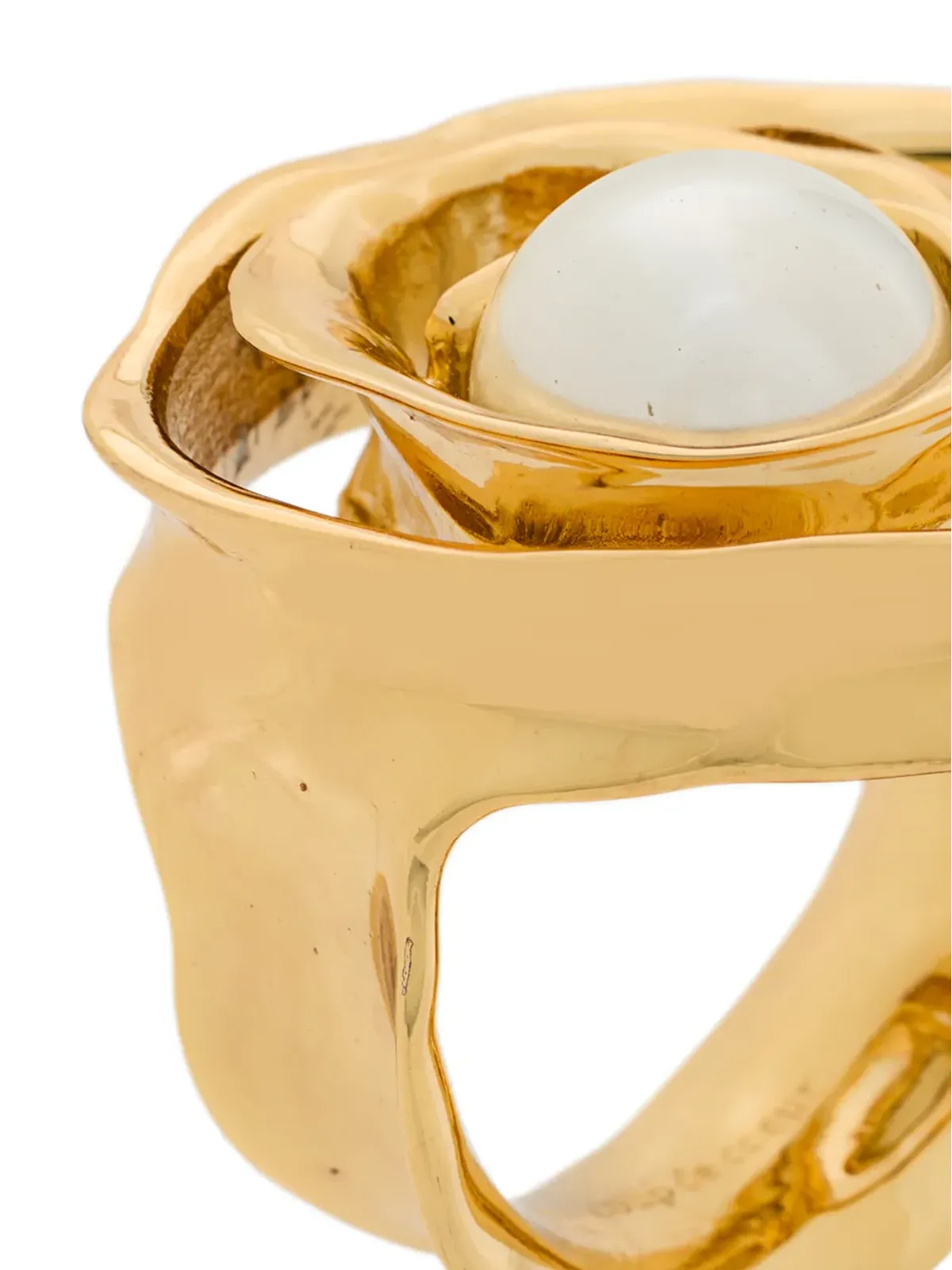 Coup De Coeur Wild Rose Pearl ring - Gold - 画像3