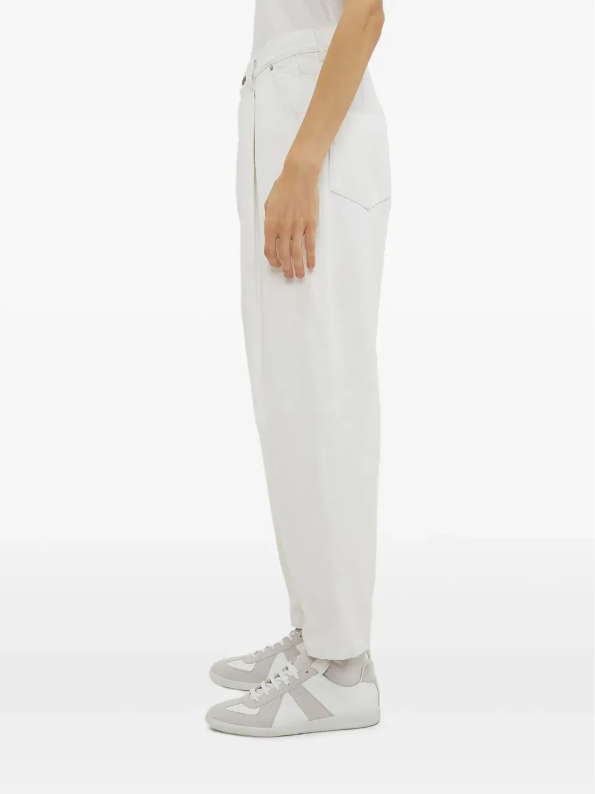 Hed Mayner コットン ドロップクロッチパンツ - 画像3