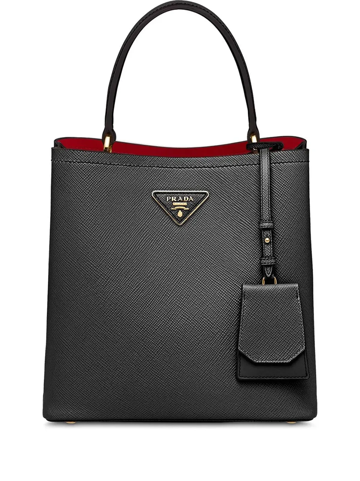 Prada パニエ レザー トートバッグ - 画像1