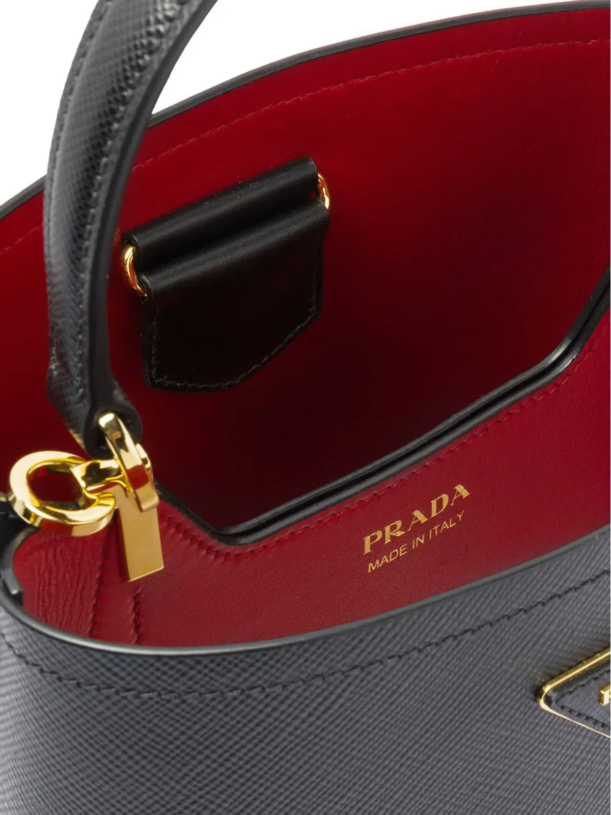 Prada パニエ レザー トートバッグ - 画像5