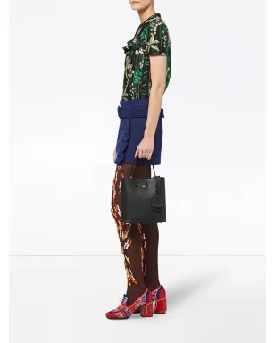 Prada パニエ レザー トートバッグ - サムネイル2