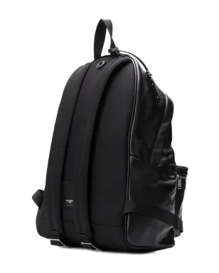Saint Laurent レザー風ロゴバックパック ブラック - サムネイル5