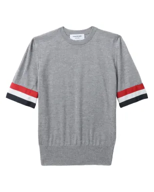 Thom Browne RWBストライプ クルーネック メリノトップ - サムネイル1